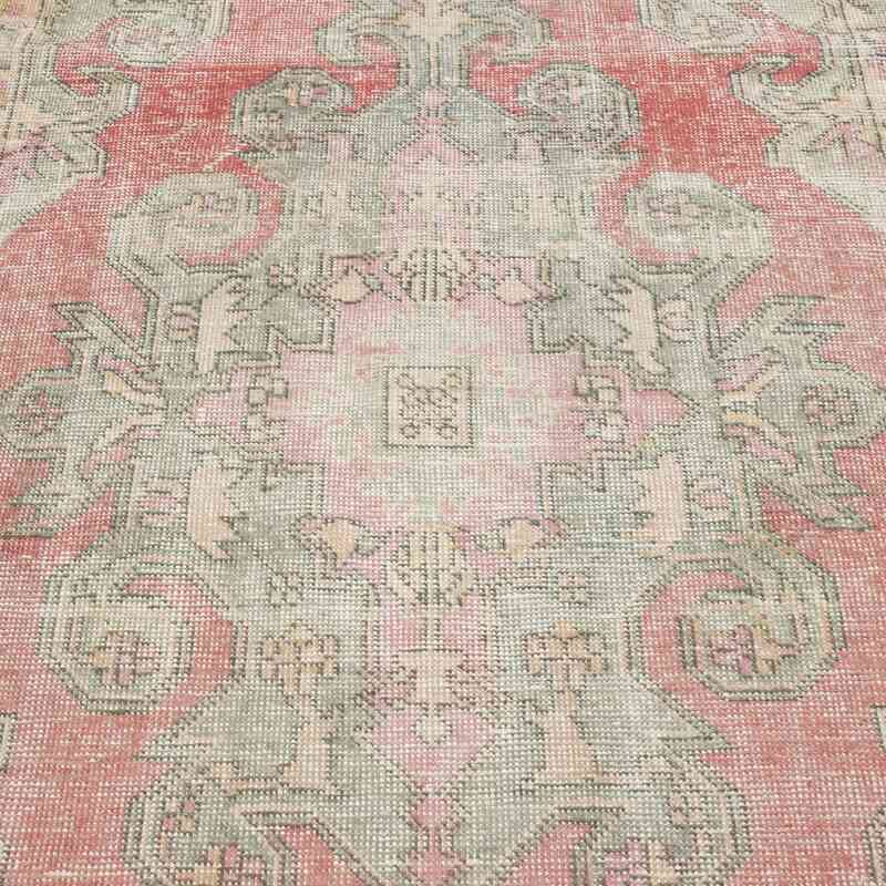 Alfombra Vintage Turca Anudada a Mano - 128 cm x 213 cm - K0061819