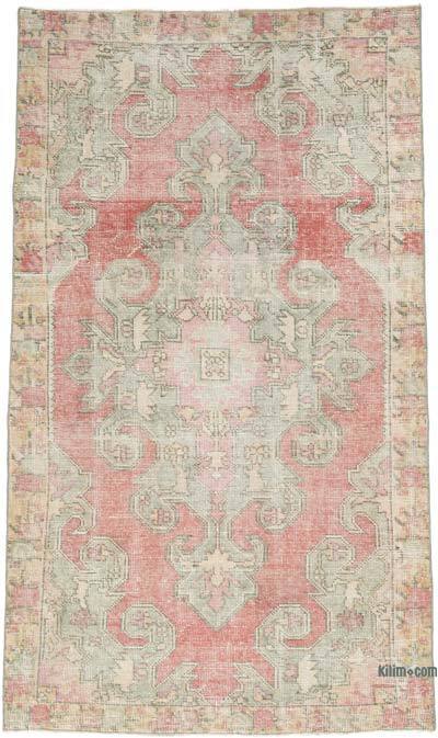 El Dokuma Vintage Halı - 128 cm x 213 cm