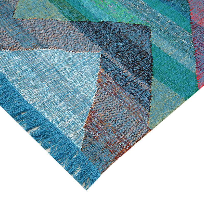 New Handwoven Turkish Kilim Rug - 8' 5" x 13'  (101" x 156") - K0061835