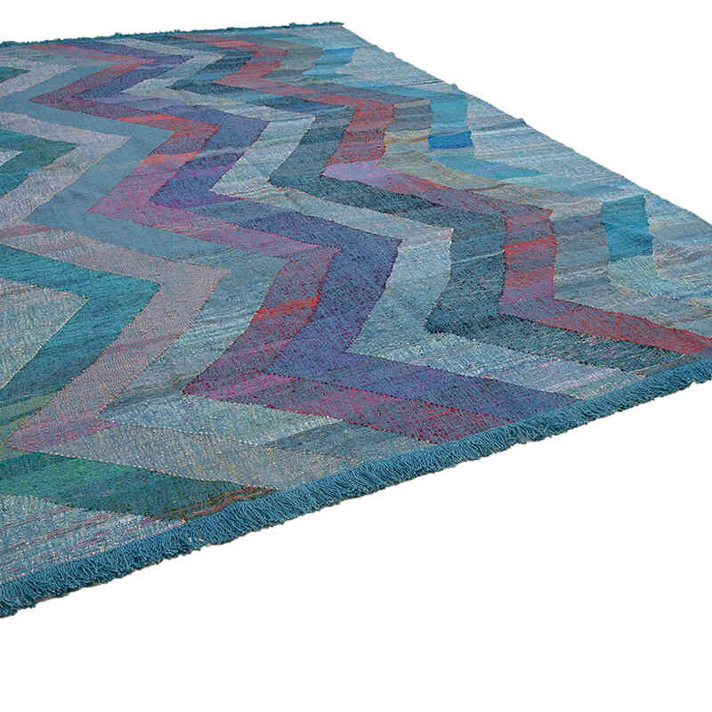 New Handwoven Turkish Kilim Rug - 10' 2" x 14' 6" (122" x 174") - K0061839