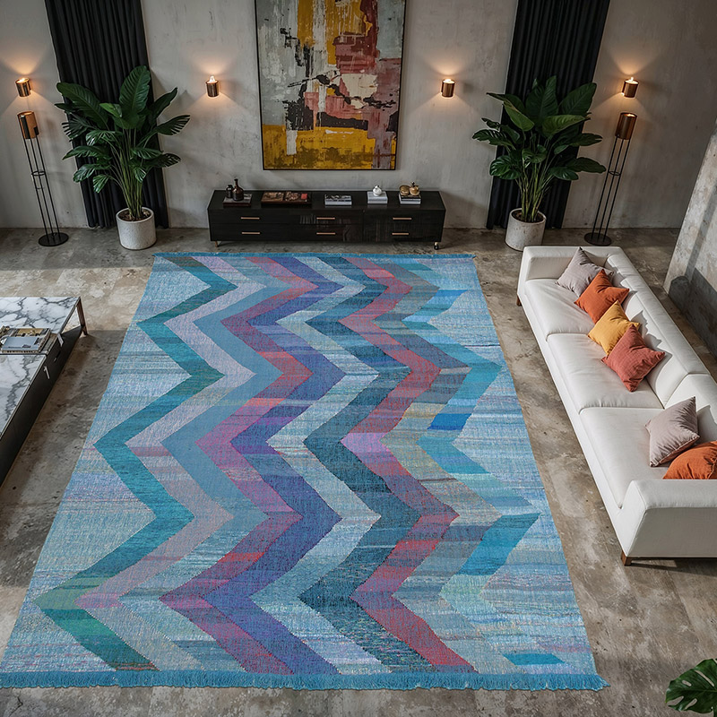 New Handwoven Turkish Kilim Rug - 10' 2" x 14' 6" (122" x 174") - K0061839