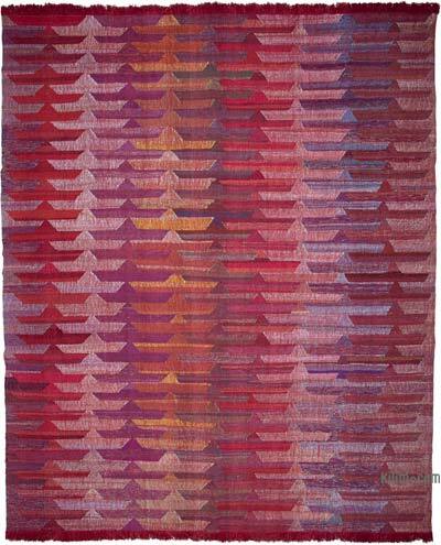 New Handwoven Turkish Kilim Rug - 13' 1" x 16' 5" (157" x 197")