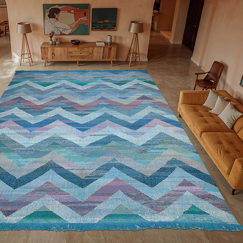 Nueva Alfombra Turca Kilim - 410 cm x 500 cm - K0061850