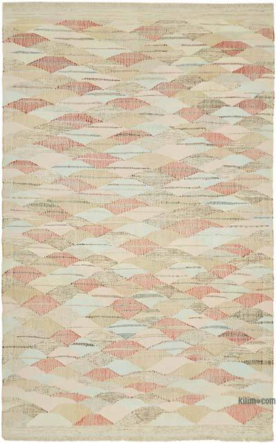 New Handwoven Turkish Kilim Rug - 9' 7" x 15' 1" (115" x 181")