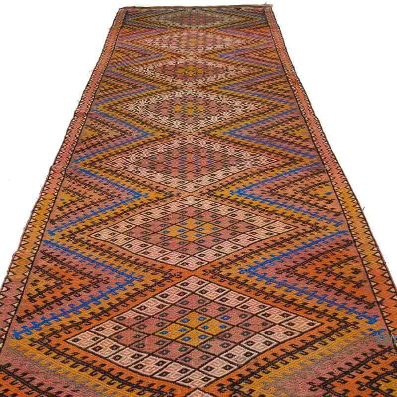 Vintage Anatolian Jijim Runner - 3' 9" x 13' 4" (45" x 160") - K0061901