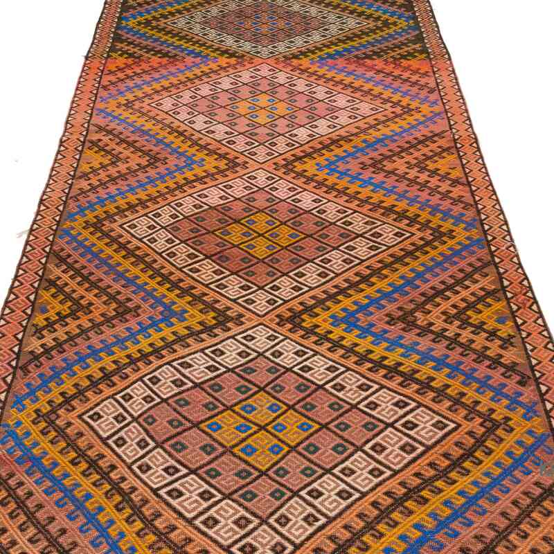 Vintage Anatolian Jijim Runner - 3' 9" x 13' 4" (45" x 160") - K0061901