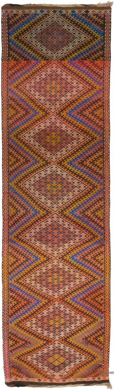 Vintage Anatolian Jijim Runner - 3' 9" x 13' 4" (45" x 160")