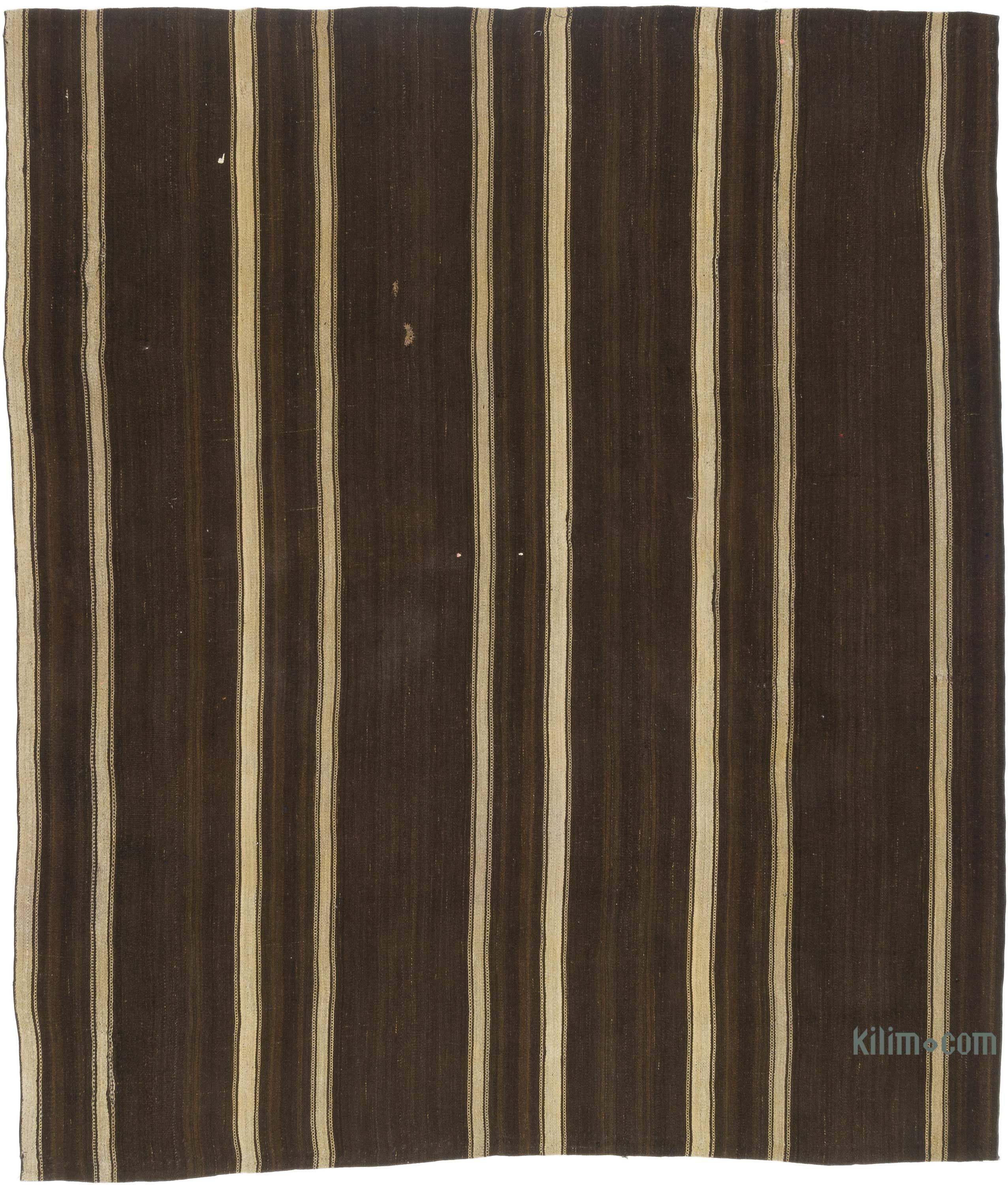 K0061907 Vintage Anatolian Kilim Rug - 7' 7 x 9' (91 x 108