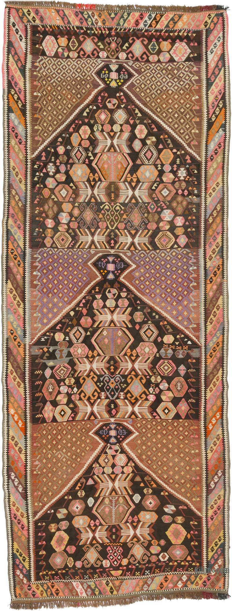 Vintage Kars Kilim Rug - 5' 6" x 14' 6" (66" x 174") - K0061918