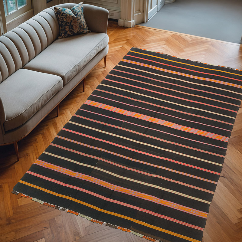 Vintage Mersin Kilimi - 194 cm x 304 cm - K0061920