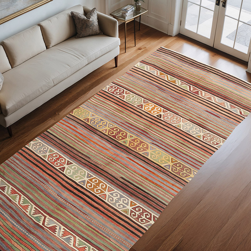 Alfombra Vintage Konya Kilim - 167 cm x 337 cm - K0061971