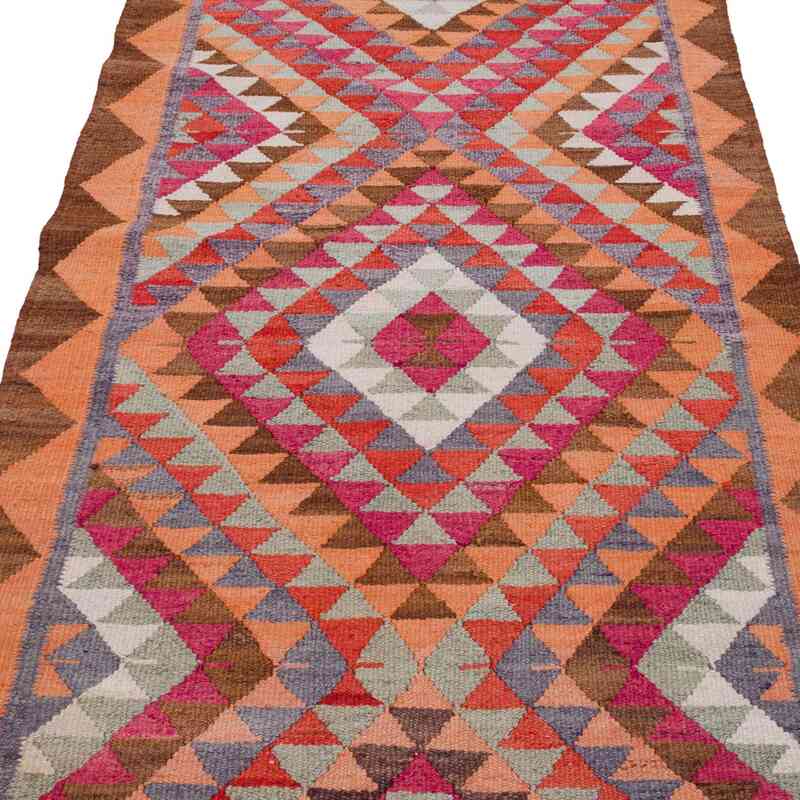 Vintage Anadolu Kilim Yolluk - 100 cm x 360 cm - K0061994