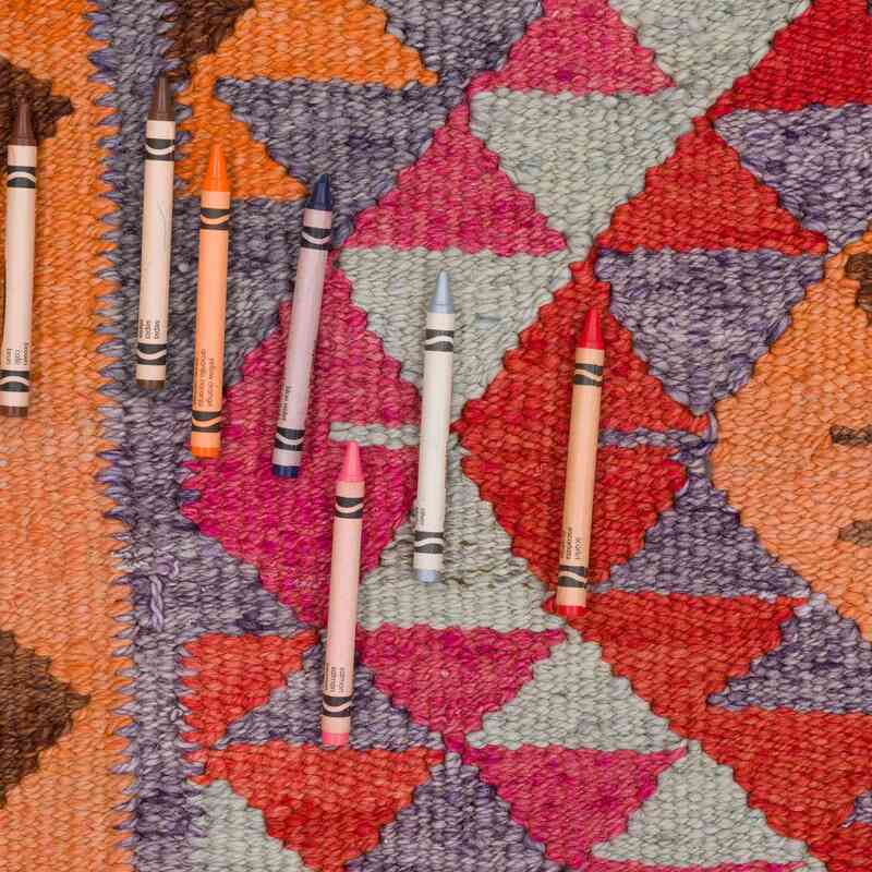 Vintage Anadolu Kilim Yolluk - 100 cm x 360 cm - K0061994