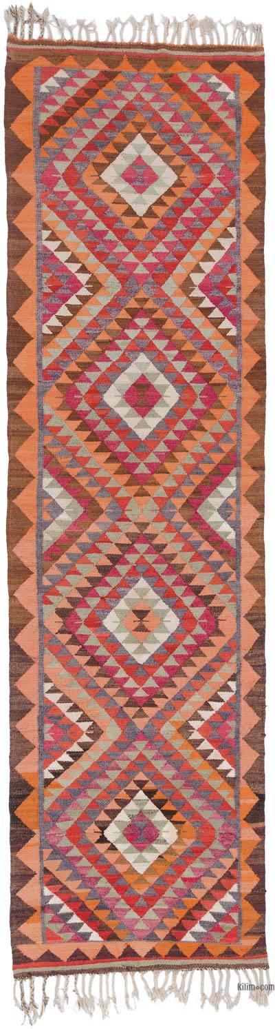 Alfombra Kilim Tribal Vintage - 100 cm x 360 cm