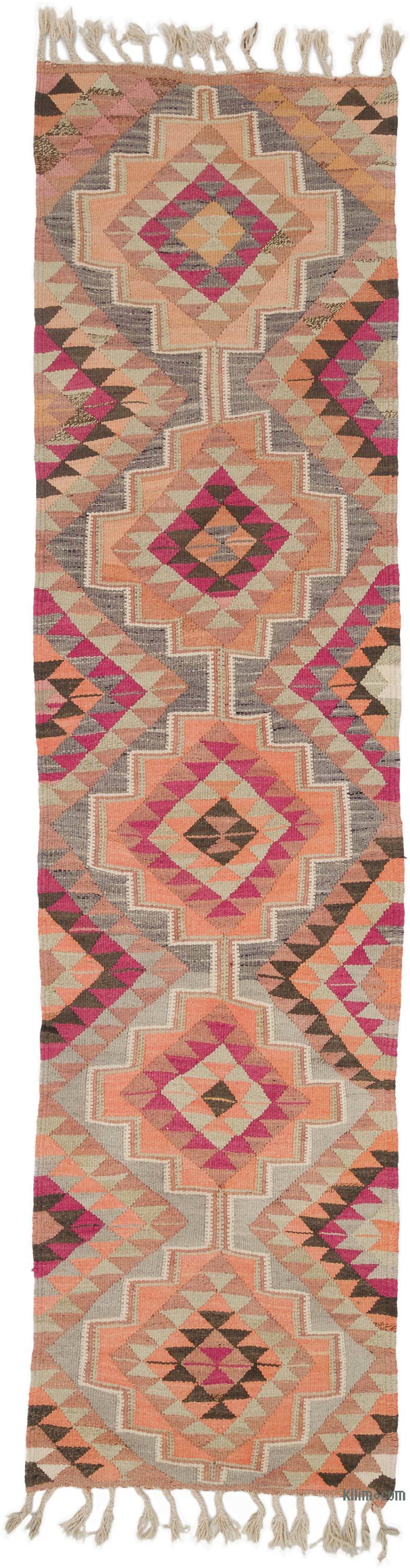 Vintage Anadolu Kilim Yolluk - 94 cm x 360 cm - K0061997