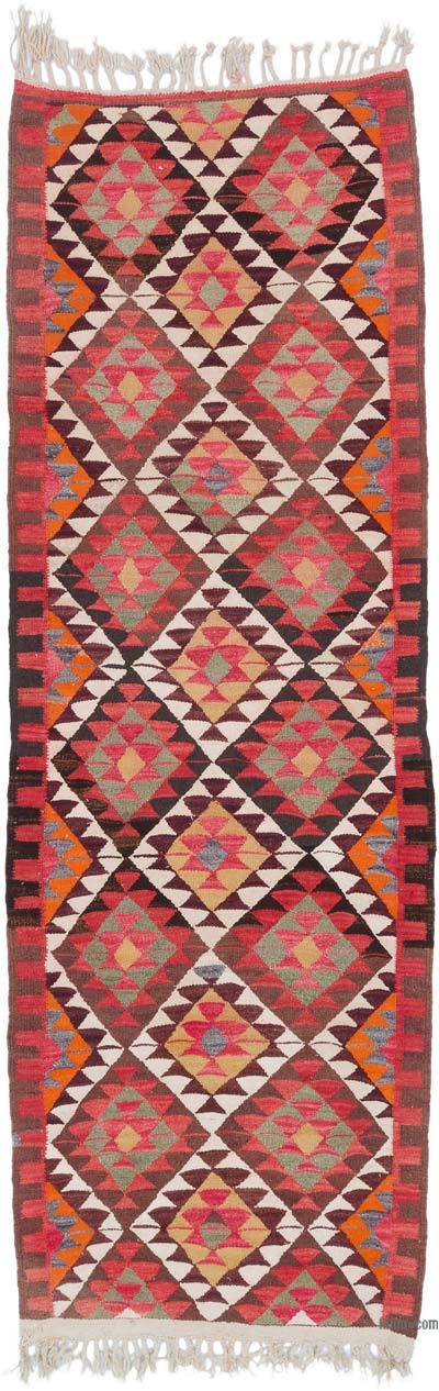 Vintage Anadolu Kilim Yolluk - 105 cm x 315 cm