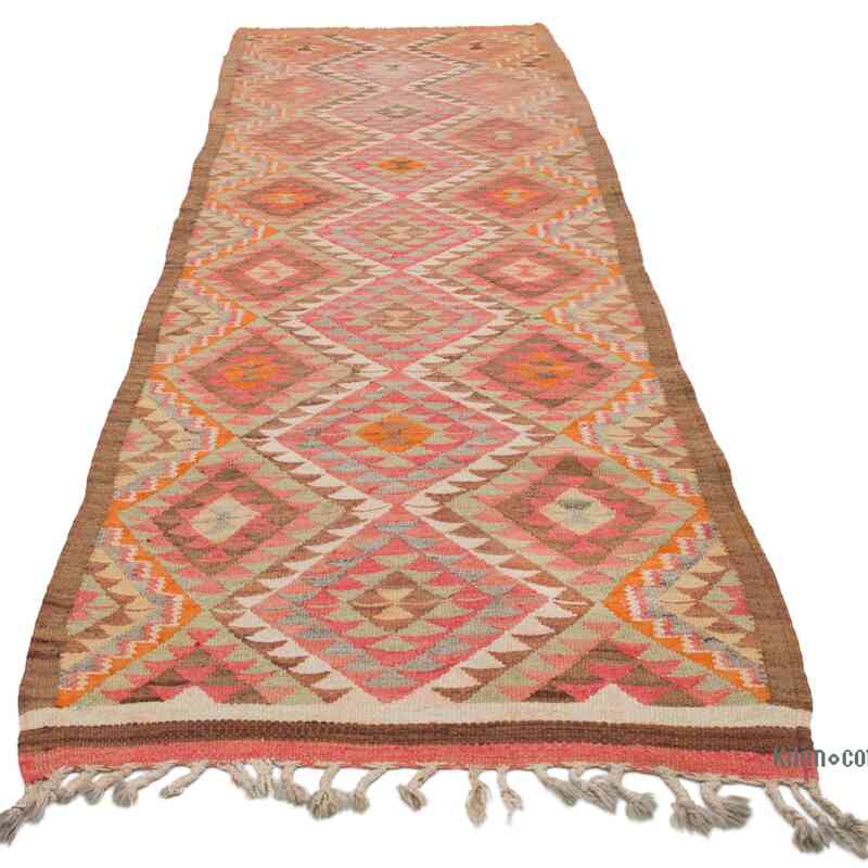 Alfombra Kilim Tribal Vintage - 97 cm x 306 cm - K0062026