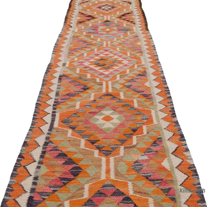 Alfombra Kilim Tribal Vintage - 92 cm x 350 cm - K0062027