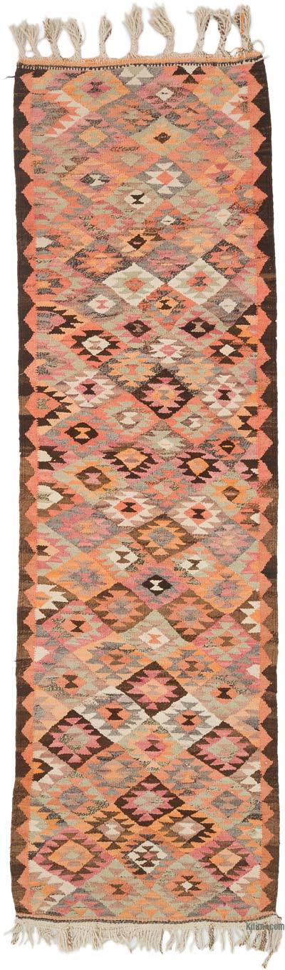 Vintage Anadolu Kilim Yolluk - 95 cm x 308 cm