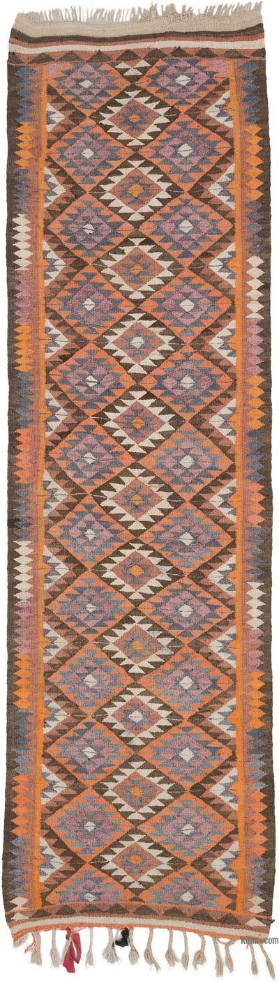 Vintage Anadolu Kilim Yolluk - 96 cm x 323 cm