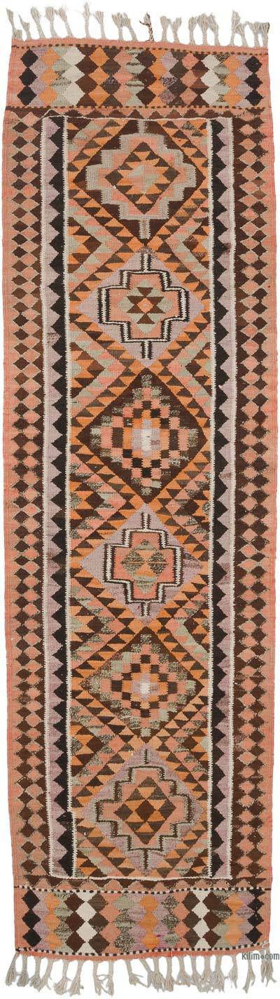 Vintage Tribal Kilim Runner - 3'  x 10' 2" (36" x 122")