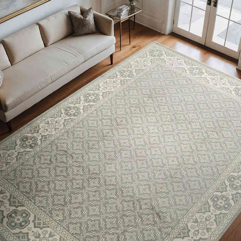 New Hand-Knotted Rug - 8' 10" x 11' 8" (106" x 140") - K0062313