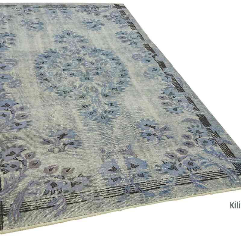 Hand Carved Over-Dyed Rug - 5' 11" x 9' 1" (71" x 109") - K0062375