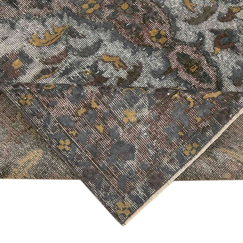Hand Carved Over-Dyed Rug - 5' 7" x 8' 8" (67" x 104") - K0062387