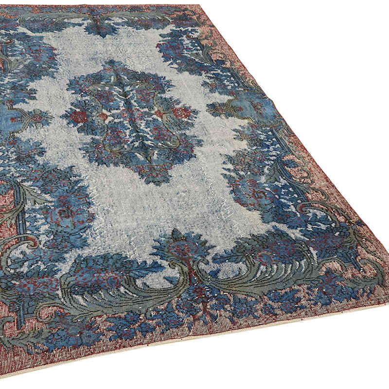 Alfombra Tallada a Mano Sobre Teñida - 163 cm x 267 cm - K0062390