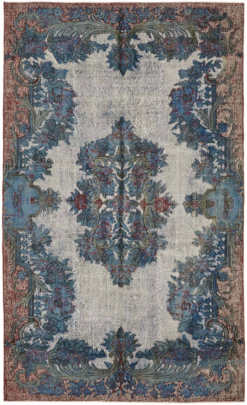 Alfombra Tallada a Mano Sobre Teñida - 163 cm x 267 cm - K0062390