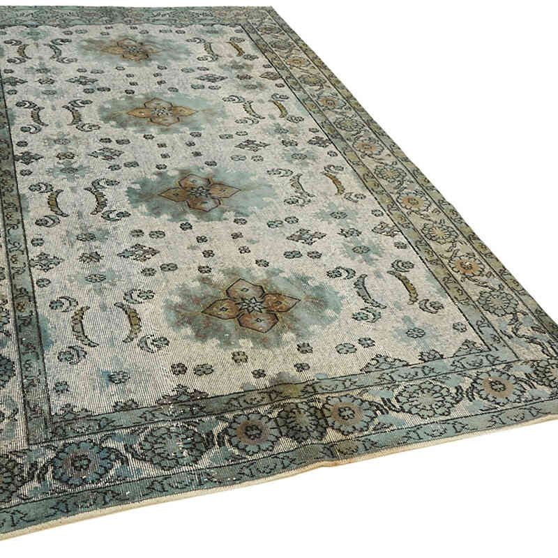 Hand Carved Over-Dyed Rug - 5' 9" x 9' 5" (69" x 113") - K0062405