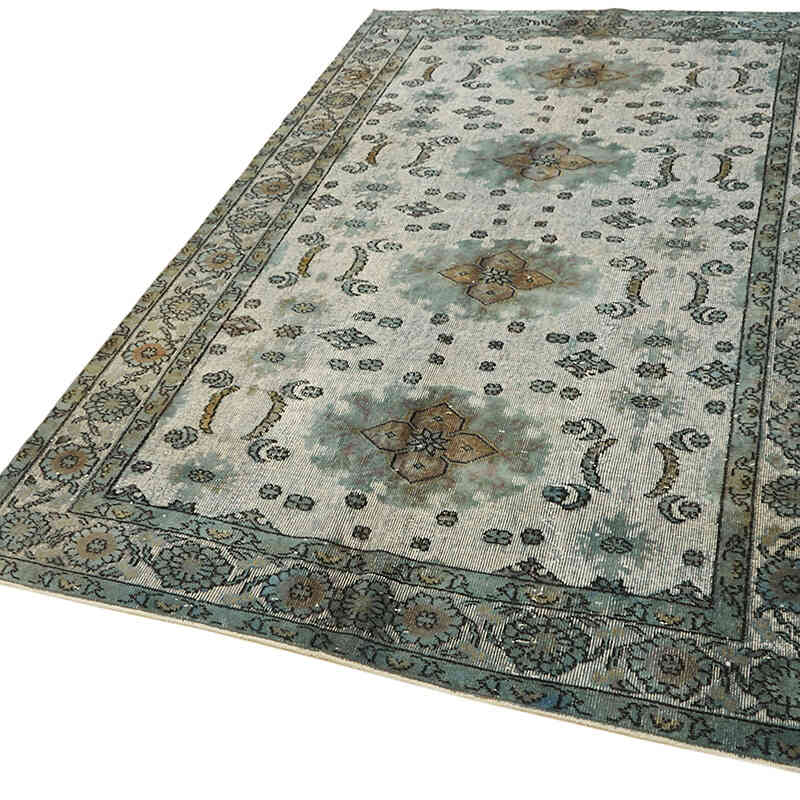 Hand Carved Over-Dyed Rug - 5' 9" x 9' 5" (69" x 113") - K0062405