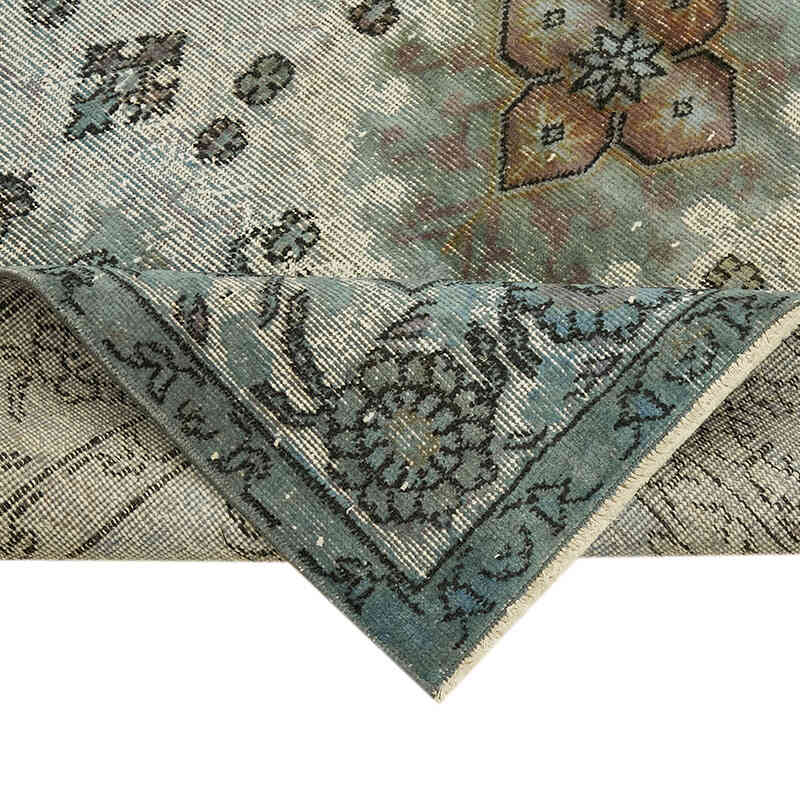 Hand Carved Over-Dyed Rug - 5' 9" x 9' 5" (69" x 113") - K0062405