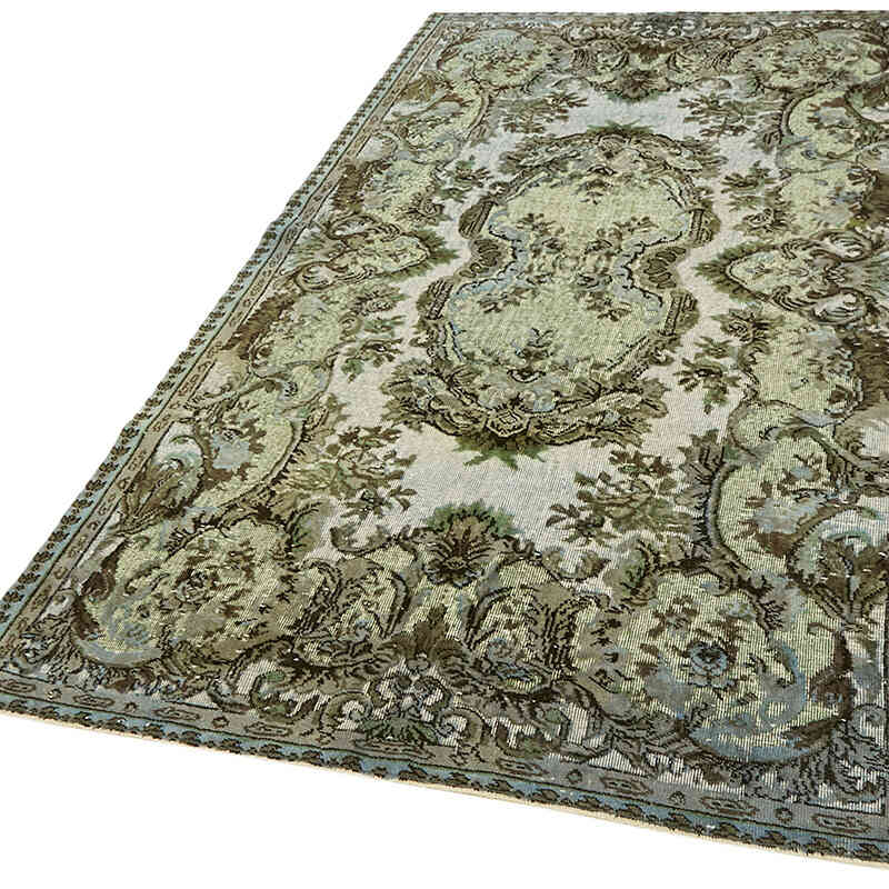 Hand Carved Over-Dyed Rug - 5' 3" x 8' 9" (63" x 105") - K0062409