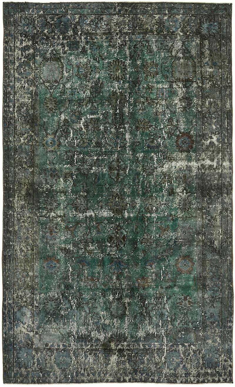 Hand Carved Over-Dyed Rug - 5' 1" x 7' 9" (61" x 93") - K0062414