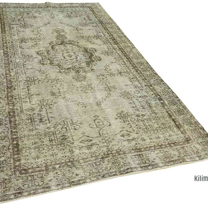 Hand Carved Over-Dyed Rug - 5' 3" x 9'  (63" x 108") - K0062418