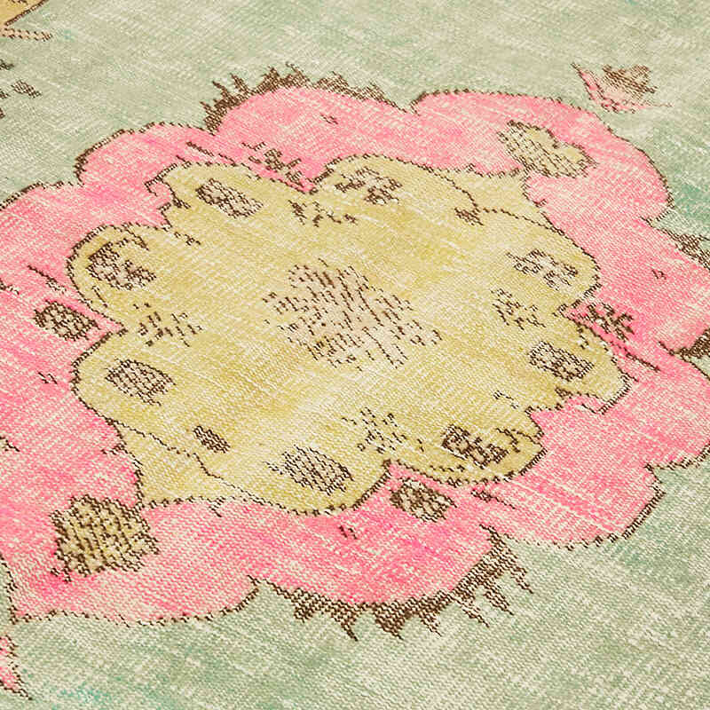 Hand Carved Over-Dyed Rug - 6' 3" x 9' 11" (75" x 119") - K0062426