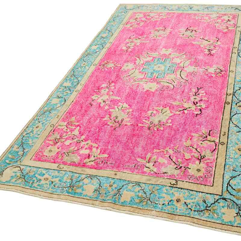 El Oyması Boyalı Halı - 167 cm x 261 cm - K0062428