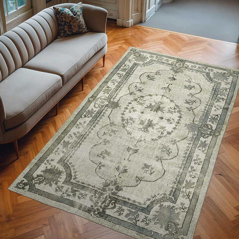 Hand Carved Over-Dyed Rug - 5' 11" x 9' 6" (71" x 114") - K0062435