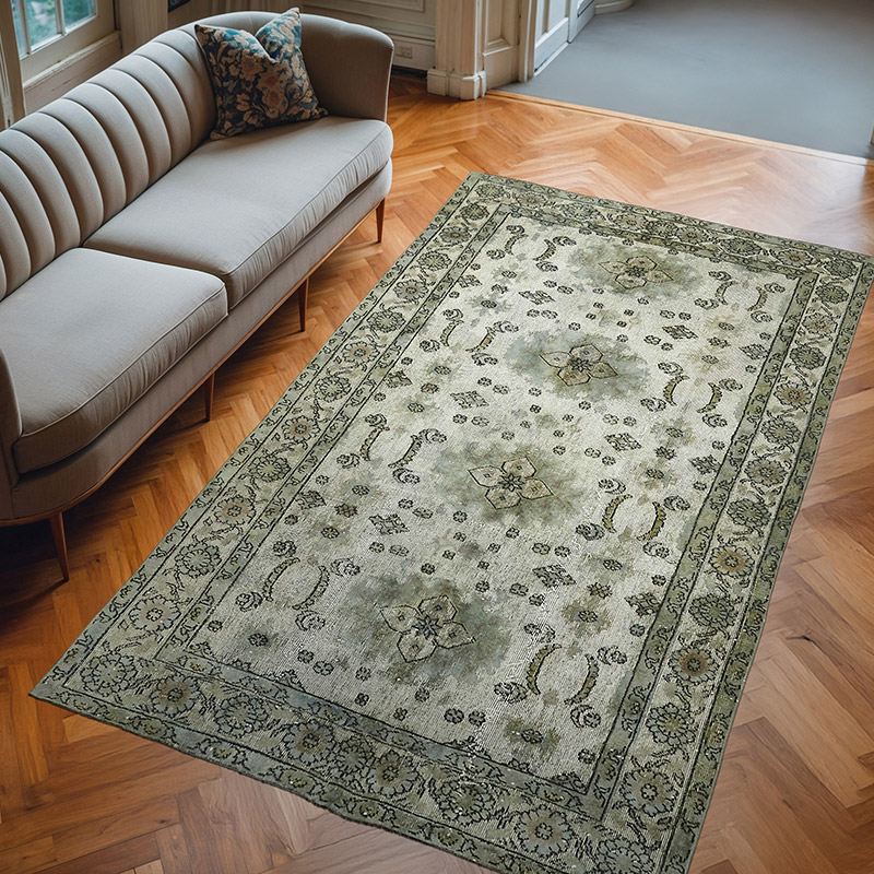 El Oyması Boyalı Halı - 175 cm x 290 cm - K0062448