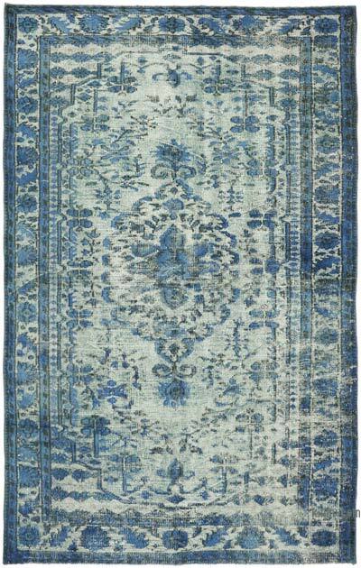 Hand Carved Over-Dyed Rug - 5' 8" x 8' 10" (68" x 106")