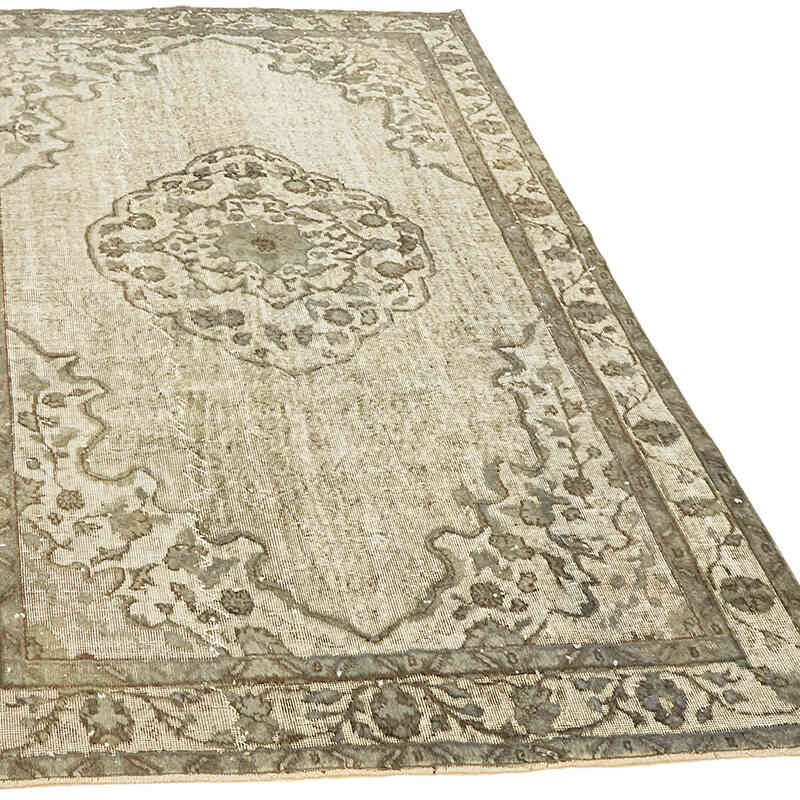 Hand Carved Over-Dyed Rug - 5' 7" x 8' 6" (67" x 102") - K0062453