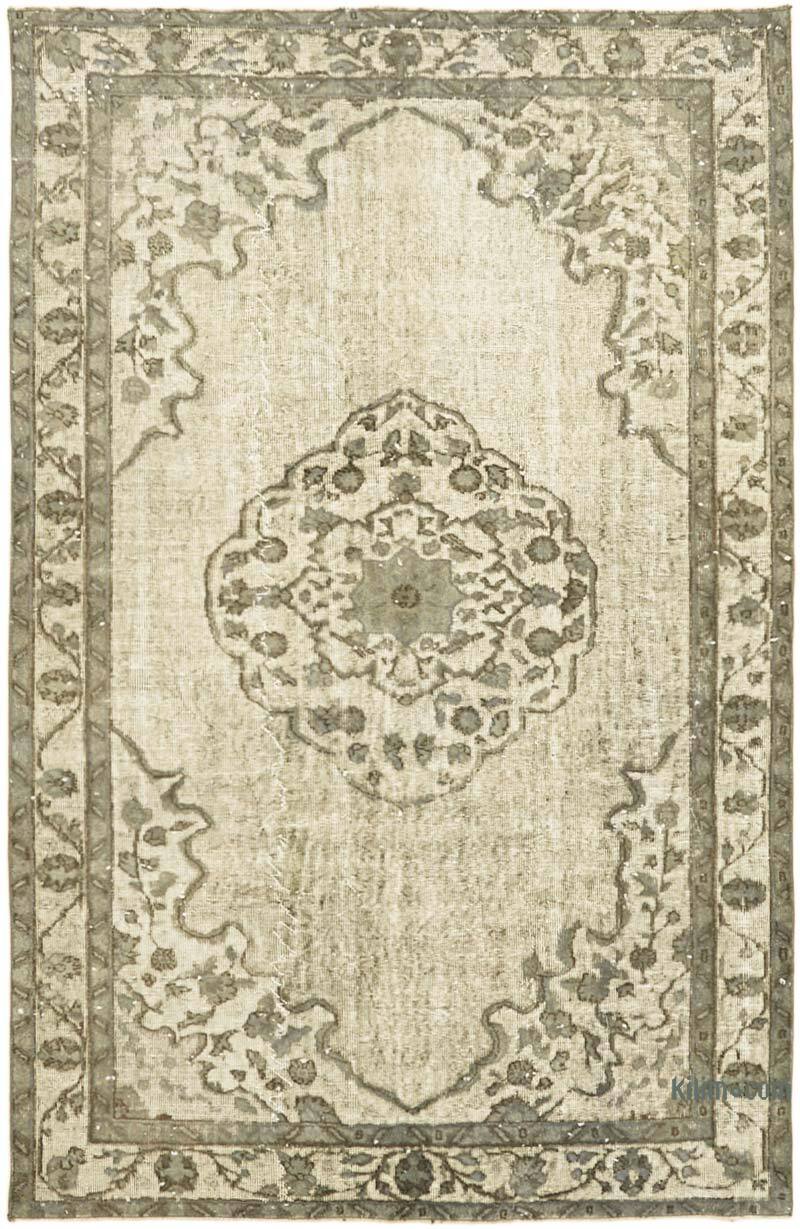 Hand Carved Over-Dyed Rug - 5' 7" x 8' 6" (67" x 102") - K0062453