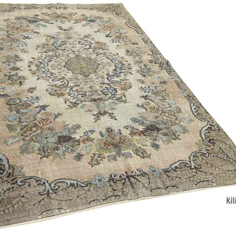 Hand Carved Over-Dyed Rug - 5' 8" x 8' 7" (68" x 103") - K0062459