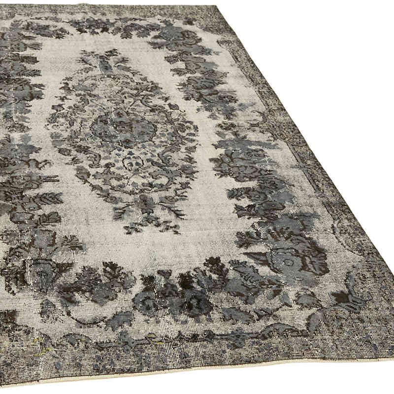 Alfombra Tallada a Mano Sobre Teñida - 167 cm x 268 cm - K0062461