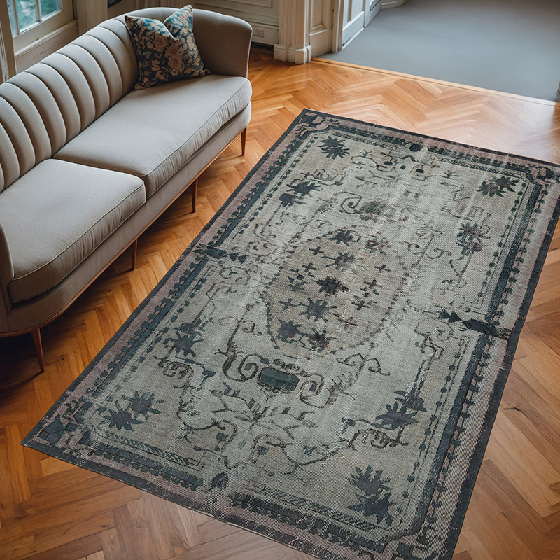 El Oyması Boyalı Halı - 175 cm x 282 cm - K0062474