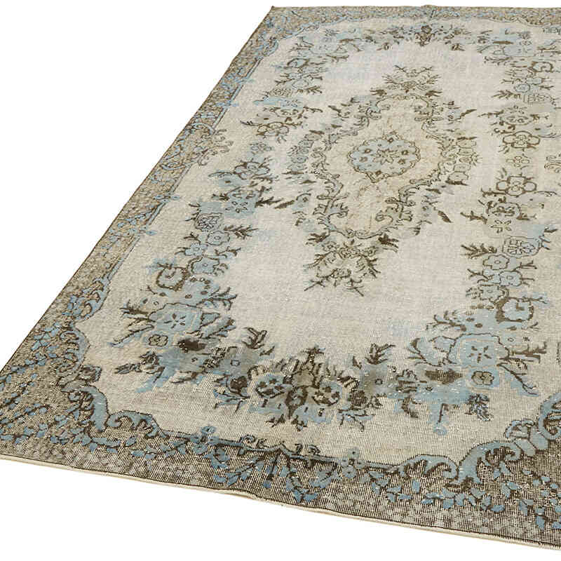 Hand Carved Over-Dyed Rug - 5' 10" x 10' 6" (70" x 126") - K0062475