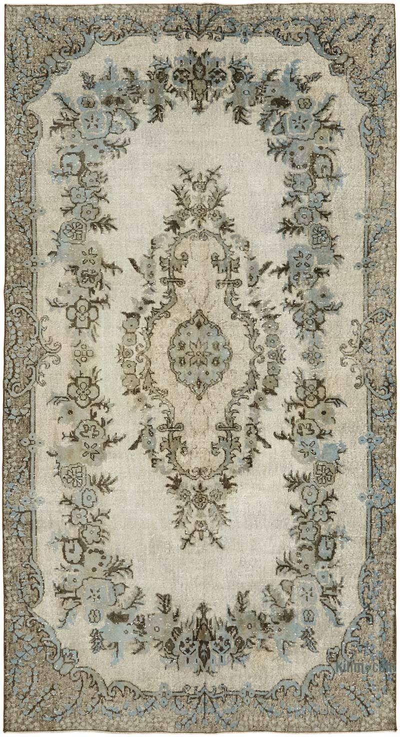 Hand Carved Over-Dyed Rug - 5' 10" x 10' 6" (70" x 126") - K0062475