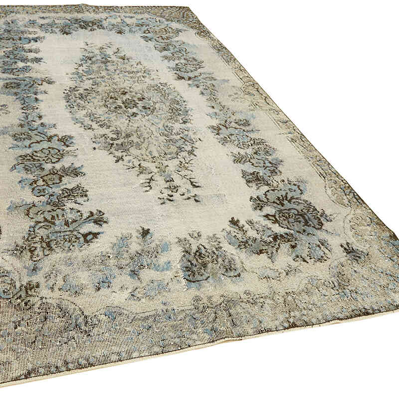 Hand Carved Over-Dyed Rug - 5' 8" x 9' 4" (68" x 112") - K0062479