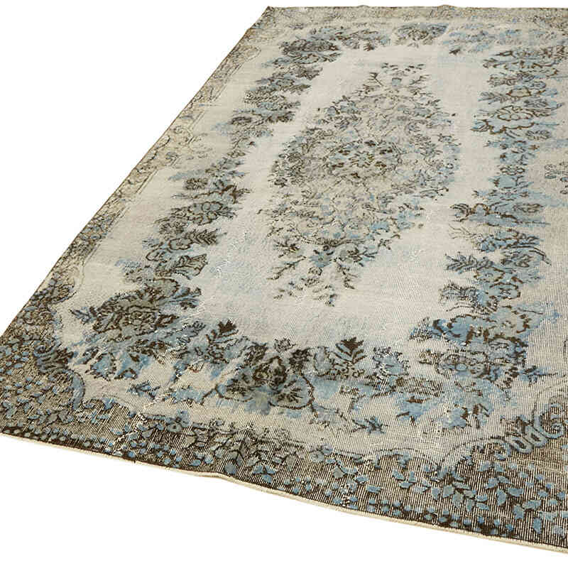 Hand Carved Over-Dyed Rug - 5' 8" x 9' 4" (68" x 112") - K0062479